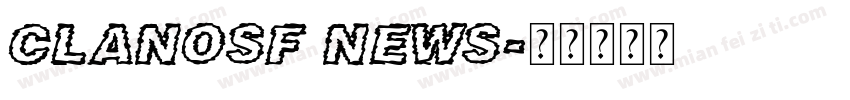 Clanosf News字体转换